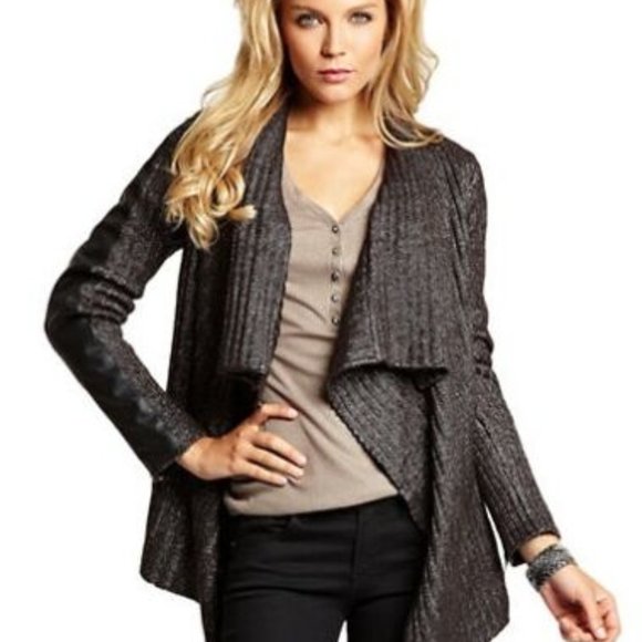 Guess by Marciano metallic shimmer cardigan M - Picture 3 of 3